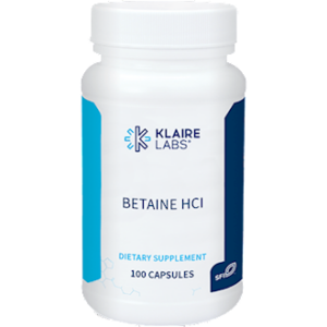 Betaine HCl, 100 capsules