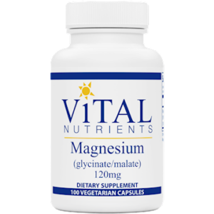Magnesium (Glycinate/Malate) 120mg, 100 capsules