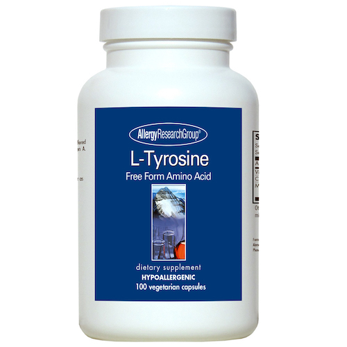 L-Tyrosine 500 mg, 100 capsules