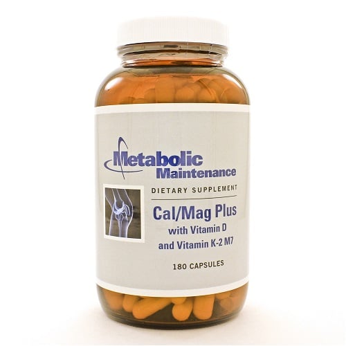 Cal/Mag Plus w/ Vit D and K-2, 180 capsules