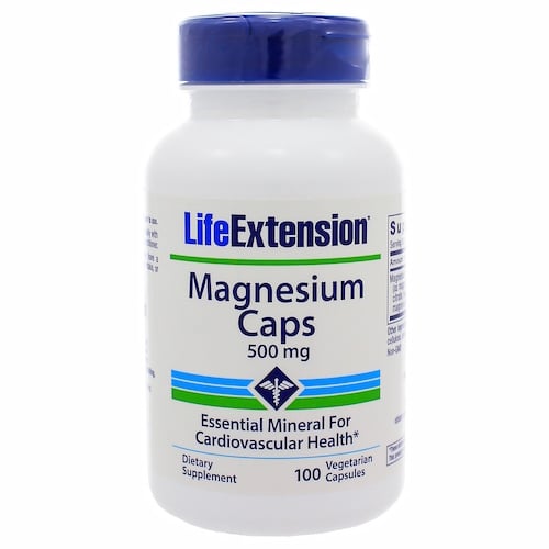 Magnesium Caps, 100 vegetarian capsules