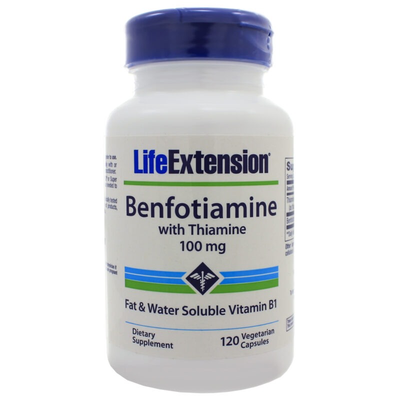 Benfotiamine w/Thiamine, 120 capsules