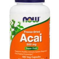 Acai 500 mg, 100 vegetarian capsules