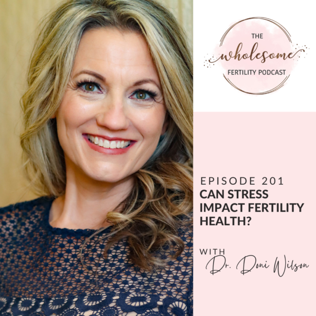 How does chronic stress affect fertility?